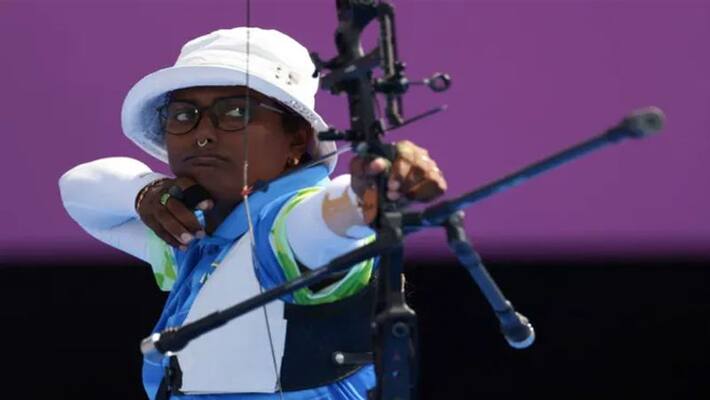 Tokyo Olympics 2020 : Deepika Kumari reached into Quarter Finals after defeating Ksenia Perova 6-5 dva Tokyo Olympics 2020 : Deepika Kumari reached into Quarter Finals after defeating Ksenia Perova 6-5 dva