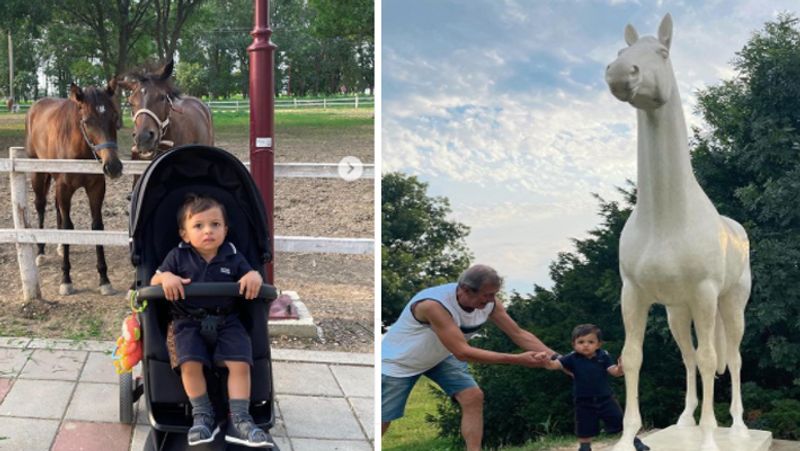 Hardik pandya and natasa stankovic's son Agastya became 1 year old, see his 10 super cute photos dva