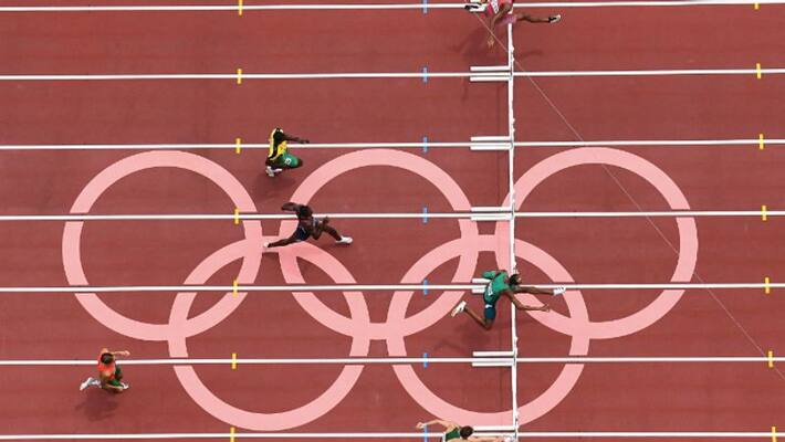 Tokyo 2020 Mens 400m hurdles round 1 MP Jabir finished at last Tokyo 2020 Mens 400m hurdles round 1 MP Jabir finished at last