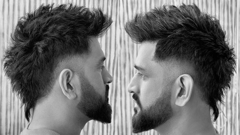 Legend MS Dhoni sports new look Hairstylist unveils new look for Captain Cool mah