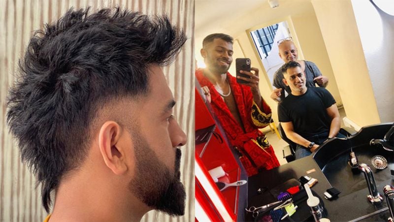 Legend MS Dhoni sports new look Hairstylist unveils new look for Captain Cool mah