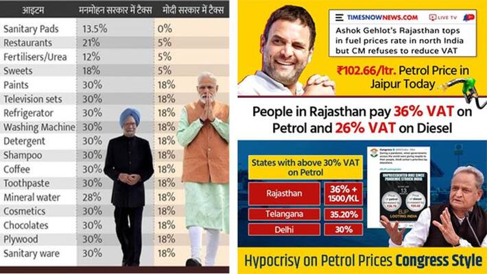 Rahul Gandhi tweet about inflation in India, users counterattack kpa Rahul Gandhi tweet about inflation in India, users counterattack kpa