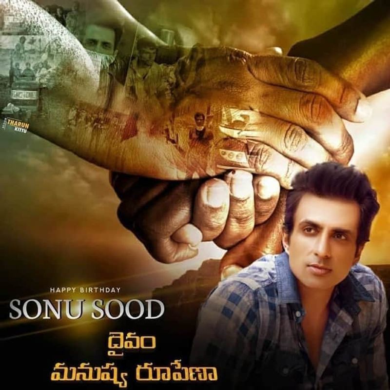 sonu sood birthday posters goes viral in social media