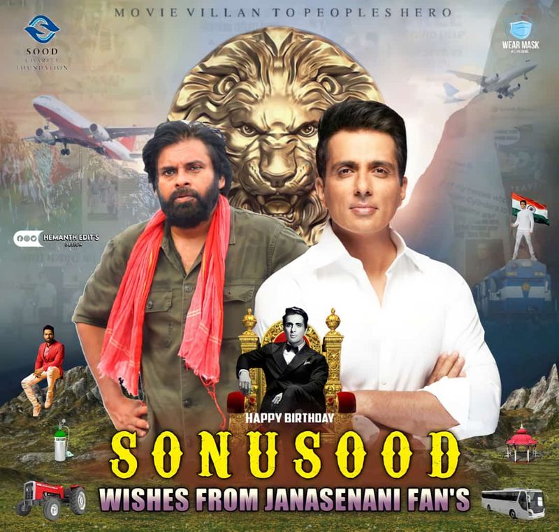 sonu sood birthday posters goes viral in social media