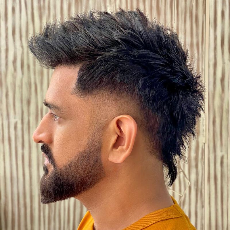 Legend MS Dhoni sports new look Hairstylist unveils new look for Captain Cool mah