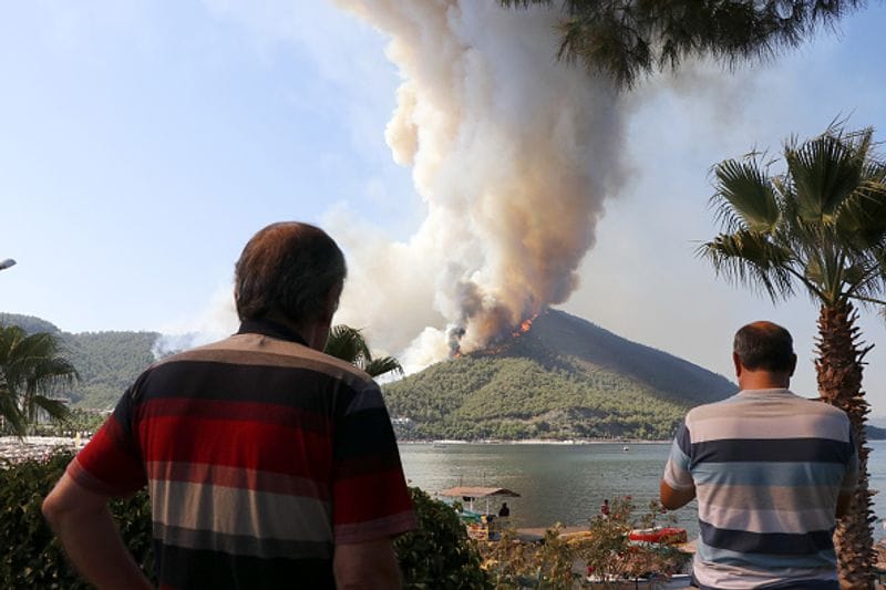 Three dead Wildfires in Turkey 1500 acres of farmland destroyed by fire