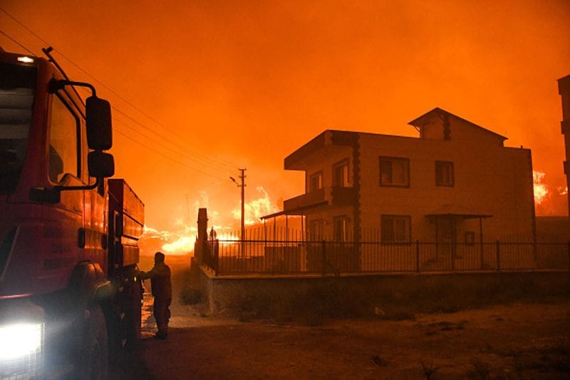 Three dead Wildfires in Turkey 1500 acres of farmland destroyed by fire