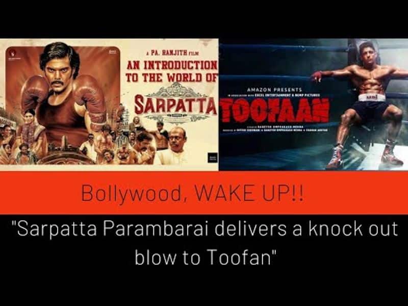 hindi Youtube reviewers and fans says toofaan is a garbage sarpatta paramparai is a Kohinoor diamond