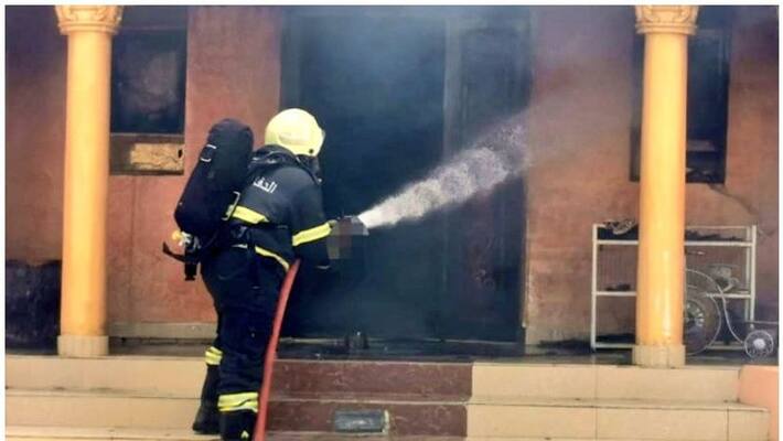 Oman civil defense reported house fire and no injuries Oman civil defense reported house fire and no injuries