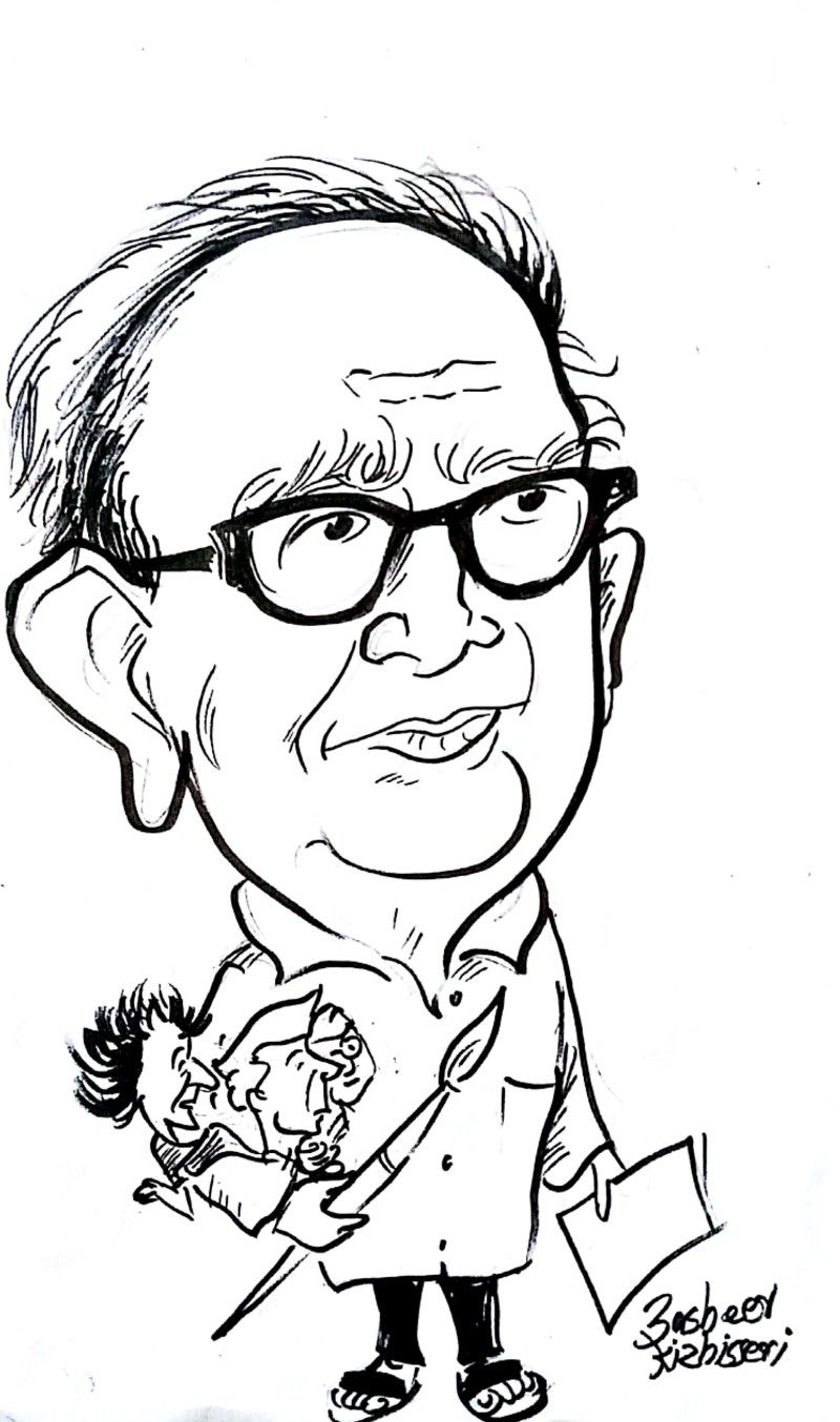 Kerala cartoon academy online exhibition on cartoonist shankar