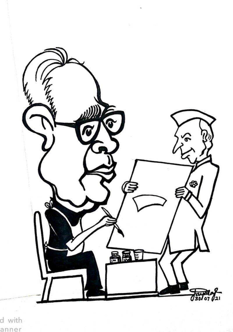 Kerala cartoon academy online exhibition on cartoonist shankar