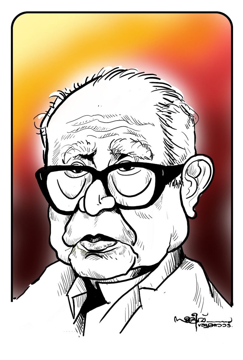 Kerala cartoon academy online exhibition on cartoonist shankar
