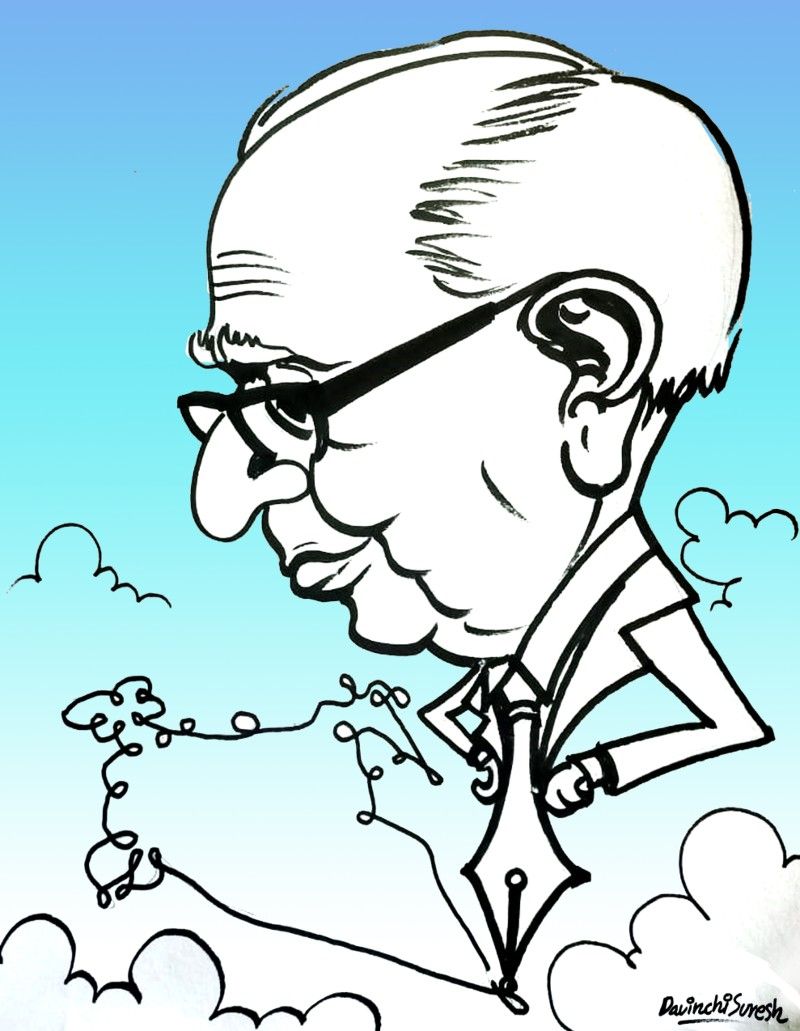 Kerala cartoon academy online exhibition on cartoonist shankar