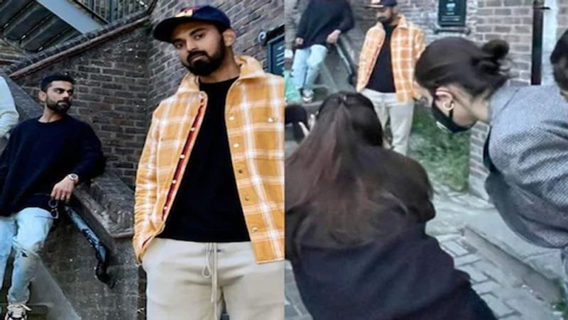 KL Rahul shares cool picture with Virat Kohli and other team members, guess what their wives doing dva