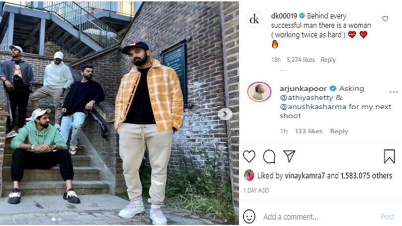 KL Rahul shares cool picture with Virat Kohli and other team members, guess what their wives doing dva