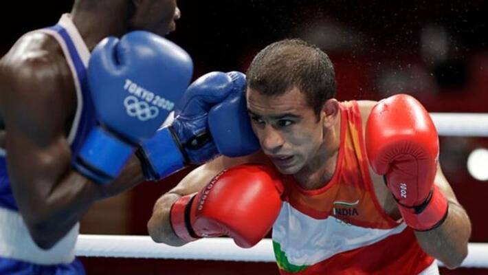 Commonwealth Games 2022 Indian Boxer Amit Panghal Nitu Ghangas wins Boxing Gold kvn Commonwealth Games 2022 Indian Boxer Amit Panghal Nitu Ghangas wins Boxing Gold kvn