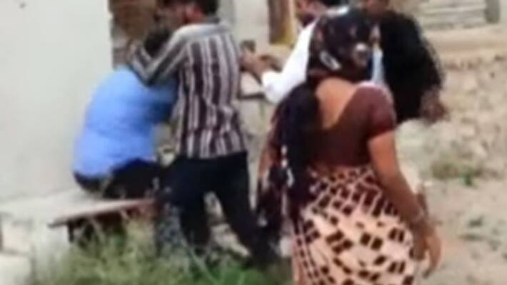 woman slapping municipal officer in sangareddy district ksp woman slapping municipal officer in sangareddy district ksp