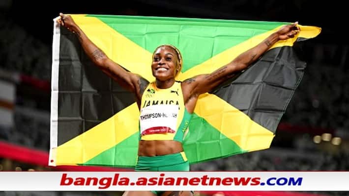 Tokyo Olympics 2020, Jamaican Elaine Thompson-Herah wins gold in Women's 100m sprint ALB Tokyo Olympics 2020, Jamaican Elaine Thompson-Herah wins gold in Women's 100m sprint ALB