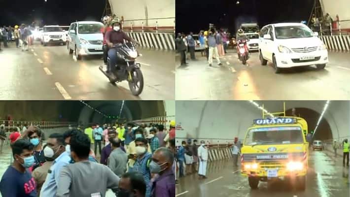 kuthiran tunel opened for traffic kuthiran tunel opened for traffic