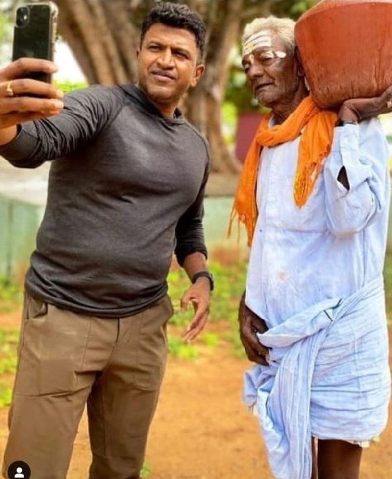 Shivarajkumar Puneeth Rajkumar at Dr Rajkumar birthplace Gajanur vcs