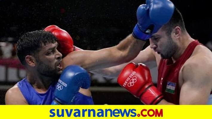 Tokyo 2020 Indian Boxer Satish Kumar Courageous Effort Comes to end against Bakhodir Jalolov kvn Tokyo 2020 Indian Boxer Satish Kumar Courageous Effort Comes to end against Bakhodir Jalolov kvn