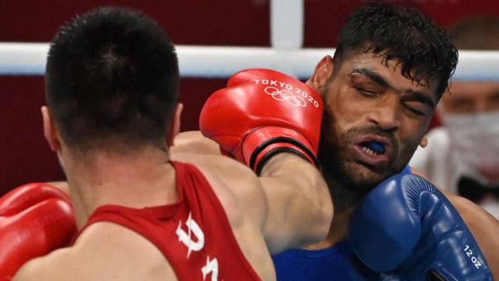 Tokyo 2020 mens Super Heavy over 91kg category quarterfinal Satish Kumar lose Tokyo 2020 mens Super Heavy over 91kg category quarterfinal Satish Kumar lose