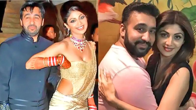Raj Kundra makes first public appearance with shilpa shetty at chamunda temple BRD