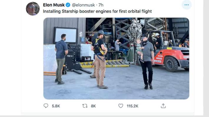 Elon Musk photo with son at Starbase netizens react gcw Elon Musk photo with son at Starbase netizens react gcw