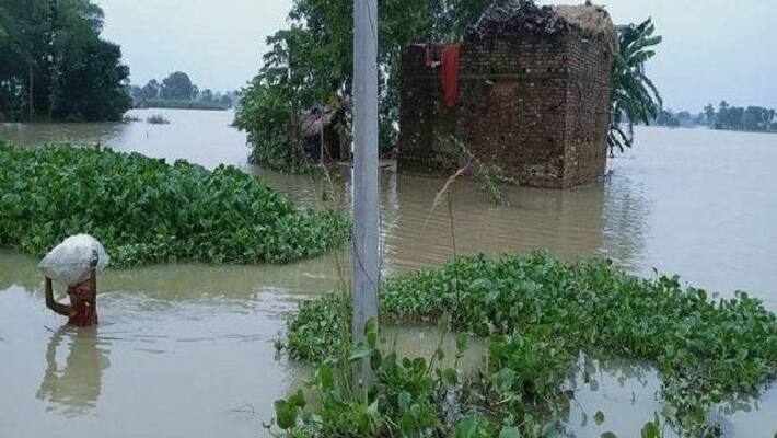 Mayurakshi and Kuye rivers in Murshidabad have been flooded bpsb Mayurakshi and Kuye rivers in Murshidabad have been flooded bpsb