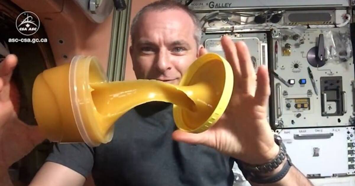 Astronaut shares how honey moves in zerogravity environment; watch