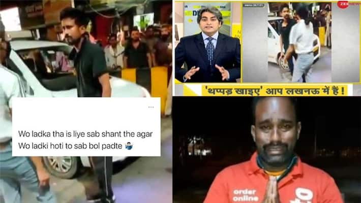 Viral video of the girls how beats the cab driver, campaign on twitter against lucknow girl Viral video of the girls how beats the cab driver, campaign on twitter against lucknow girl