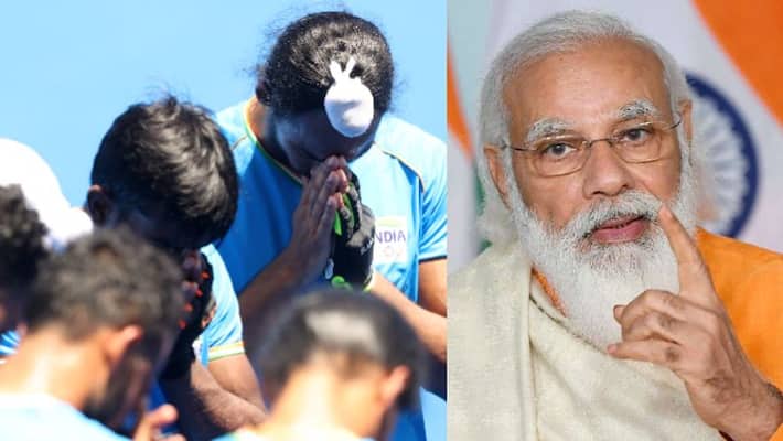 Tokyo 2020 PM Narendra Modi Comfort Indian mens hockey team after lose to Belgium in semi Tokyo 2020 PM Narendra Modi Comfort Indian mens hockey team after lose to Belgium in semi