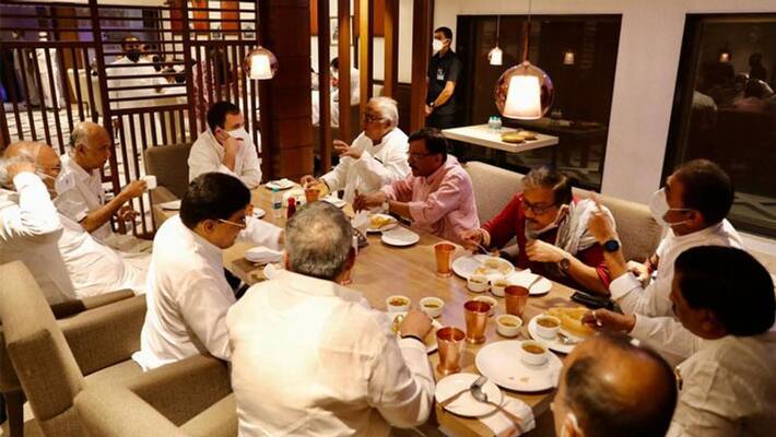 breakfast party with opposition party leaders by Rahul Gandhi breakfast party with opposition party leaders by Rahul Gandhi