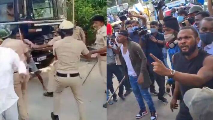 Congolese man dies in police custody in Bengaluru karnataka protest police used batons Congolese man dies in police custody in Bengaluru karnataka protest police used batons