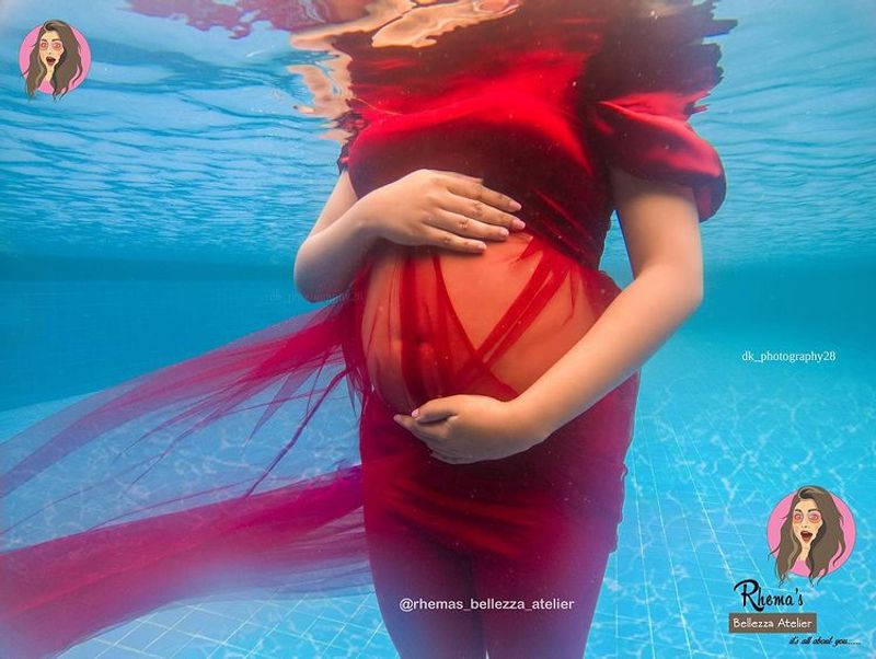 bharathi kannama farina pregnancy under water photo shoot gallery