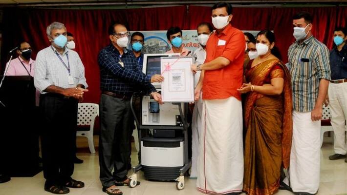 ICU ventilators handed over to Kozhikode Medical College Hospital ICU ventilators handed over to Kozhikode Medical College Hospital