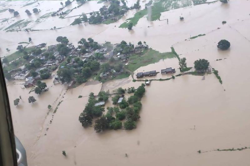 Madhya Pradesh, heavy rains in Shivpuri, Sheopur and Gwalior floods villages and railway tracks