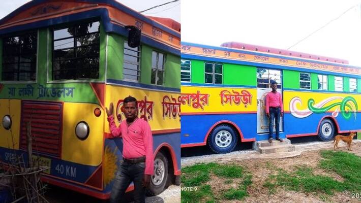 Sculptor Designs House Looks Like a Bus Sculptor Designs House Looks Like a Bus