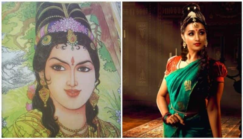 Actress trisha gives own dubbing voice for manirathnam directing ponniyin selvan movie
