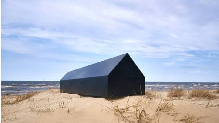 A house shaped coffin for architects A house shaped coffin for architects