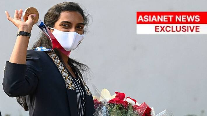 tokyo olympics bronze medal winner pv sindhu hopes to win gold medal in paris olympics says in an asianet news exclusive interview tokyo olympics bronze medal winner pv sindhu hopes to win gold medal in paris olympics says in an asianet news exclusive interview
