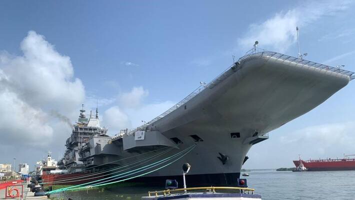 INS Vikrant conduct sea trials INS Vikrant conduct sea trials