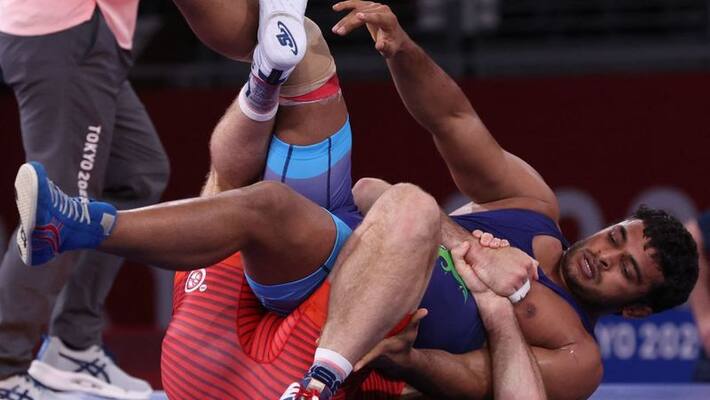 Tokyo Olympics: Wrestler Deepak Punia loses 86kg semi-final clash, to fight for bronze-ayh Tokyo Olympics: Wrestler Deepak Punia loses 86kg semi-final clash, to fight for bronze-ayh
