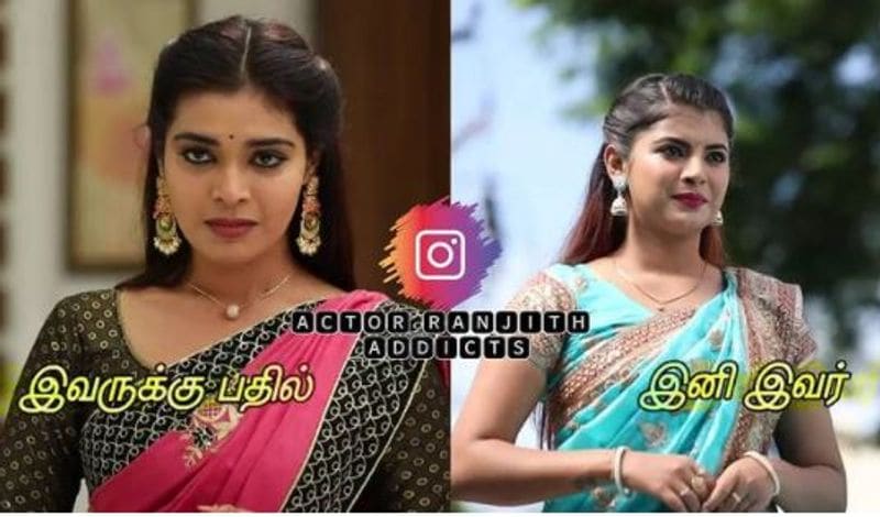 dharsha gupta leave the senthoorapoove serial