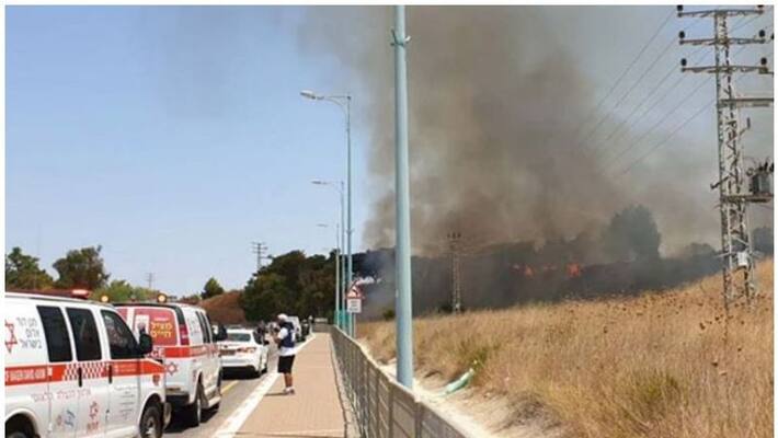 Israeli artillery shells Lebanon after rockets fired Israeli artillery shells Lebanon after rockets fired