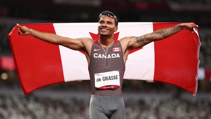 Canadas Andre De Grasse won Olympic gold in men's 200m final Canadas Andre De Grasse won Olympic gold in men's 200m final