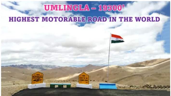 India Builds World's Highest Road In Ladakh, Beats Bolivia's Record India Builds World's Highest Road In Ladakh, Beats Bolivia's Record