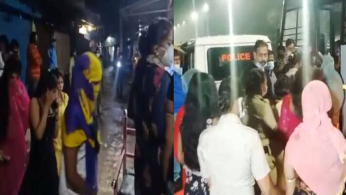 35 minor girls rescued from a red light area in Kulti, Asansol in a huge search operation 35 minor girls rescued from a red light area in Kulti, Asansol in a huge search operation
