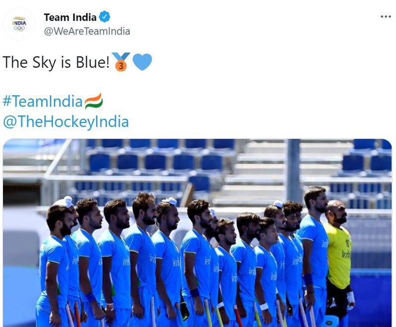here the reactions of celebrities after India hockey bronze