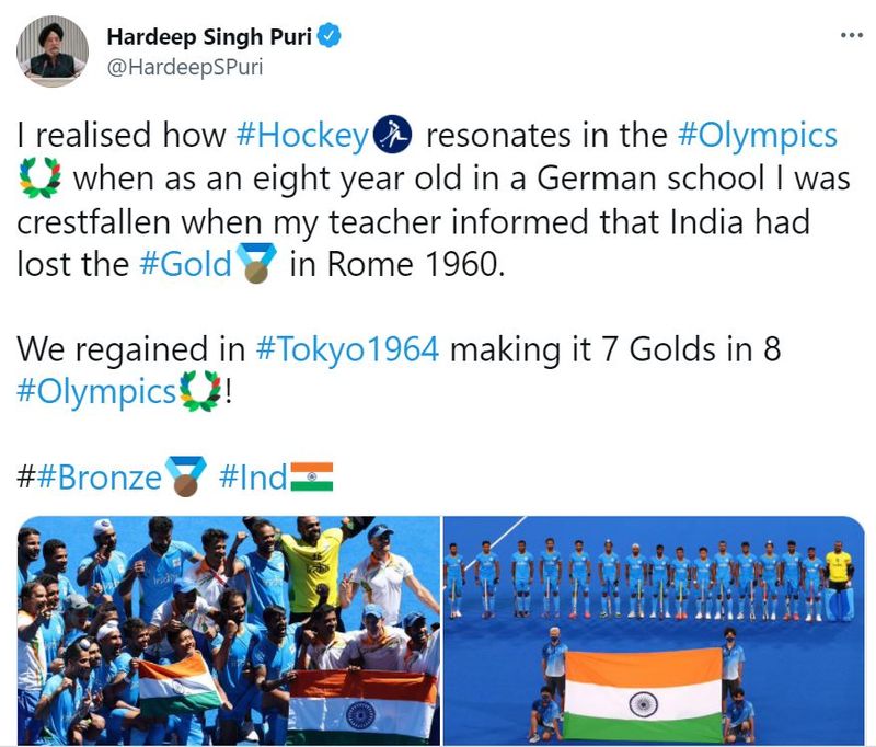 here the reactions of celebrities after India hockey bronze
